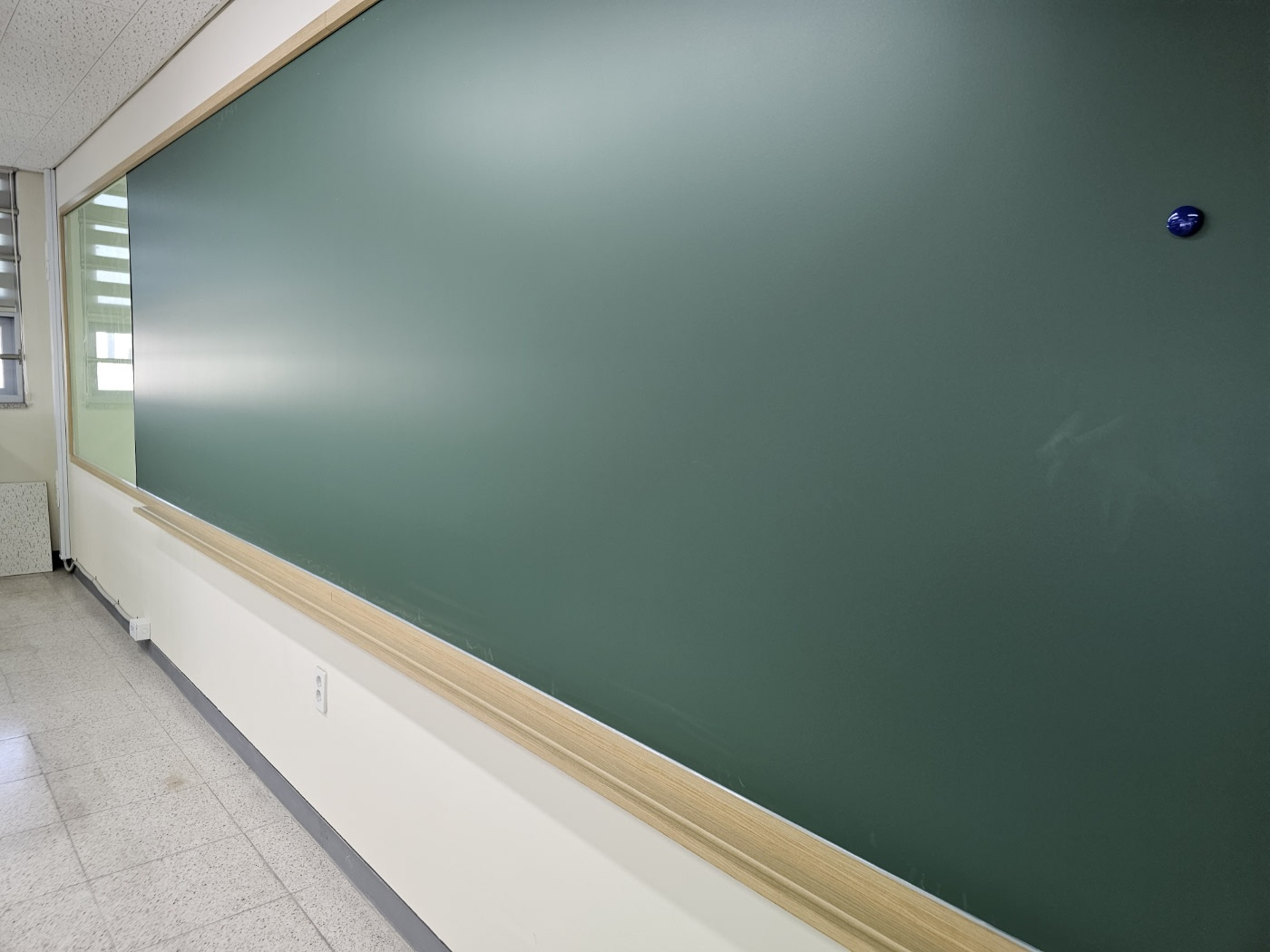 B20 그린법랑칠판(분필용)+양사이드 칼라유리보드(민트그린)