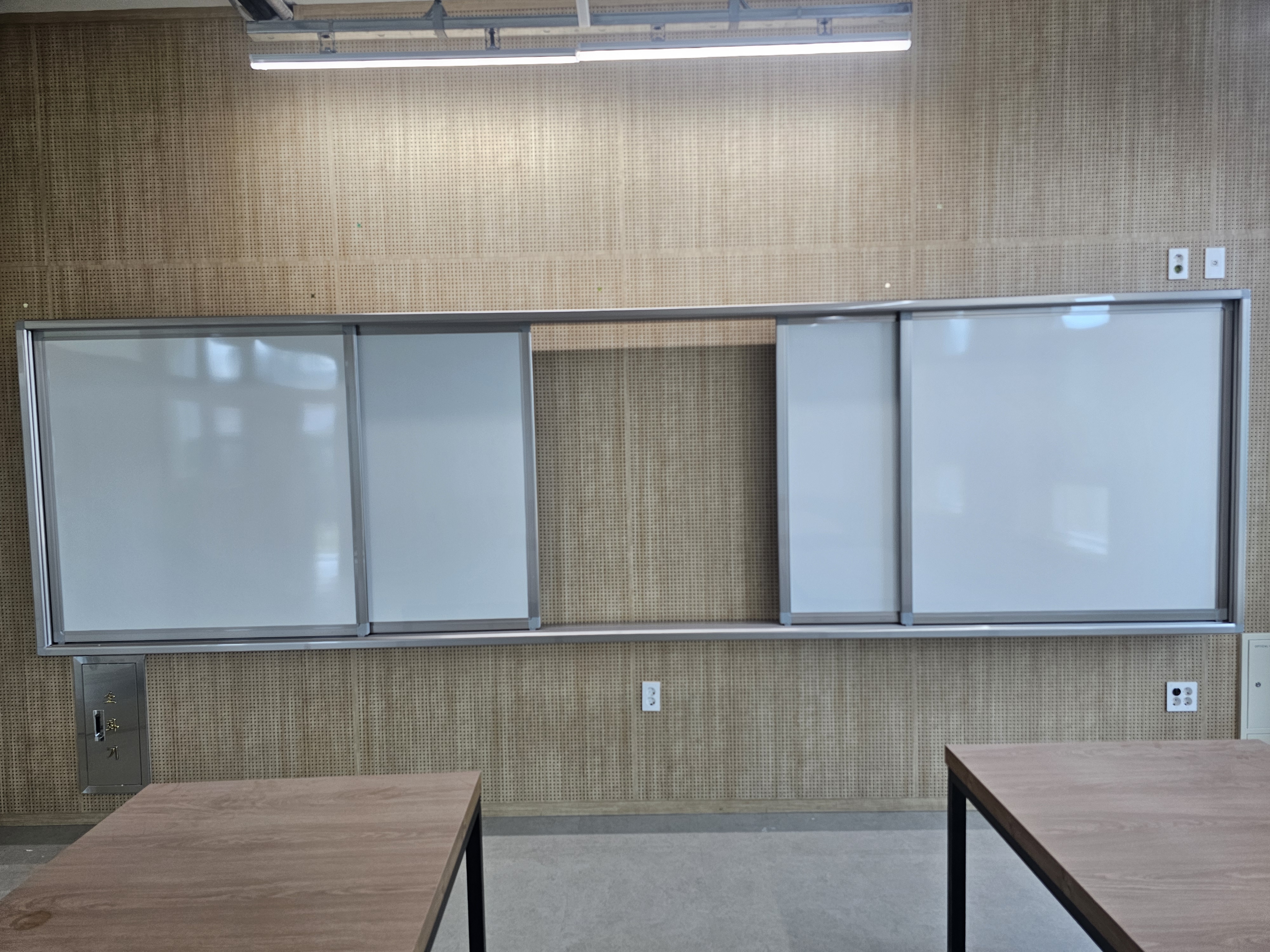 BW-33 전자TV 보조화이트법랑칠판 세트