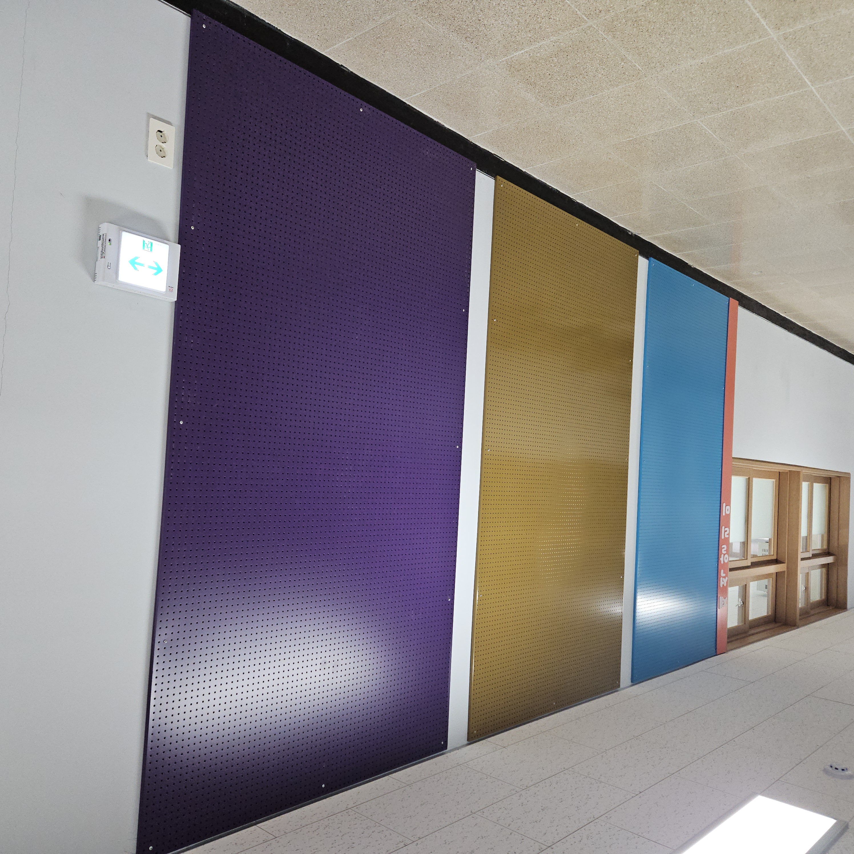 GB-271 타공게시판 색상: 터키블루, 고동, 비비드퍼플